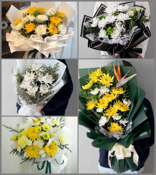 广东汕尾市海丰县黄羌镇白事花束代送